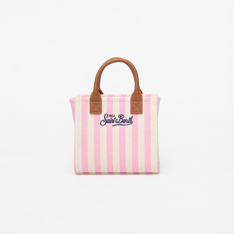 MC2 Saint Barth Vanity Bag Mini Bag HB Stripes Leather