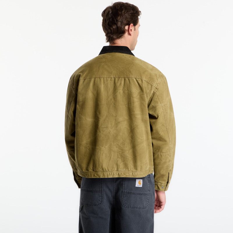 Vans Nico Chore Canvas Jacket Olive Brown