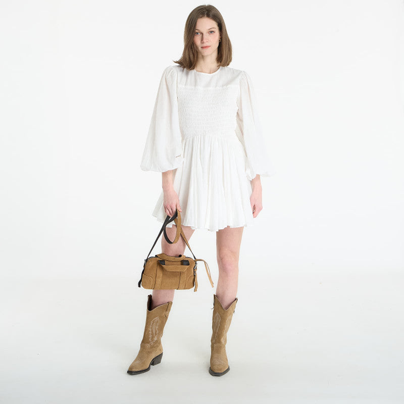 Sukienka AllSaints Chia Dress White