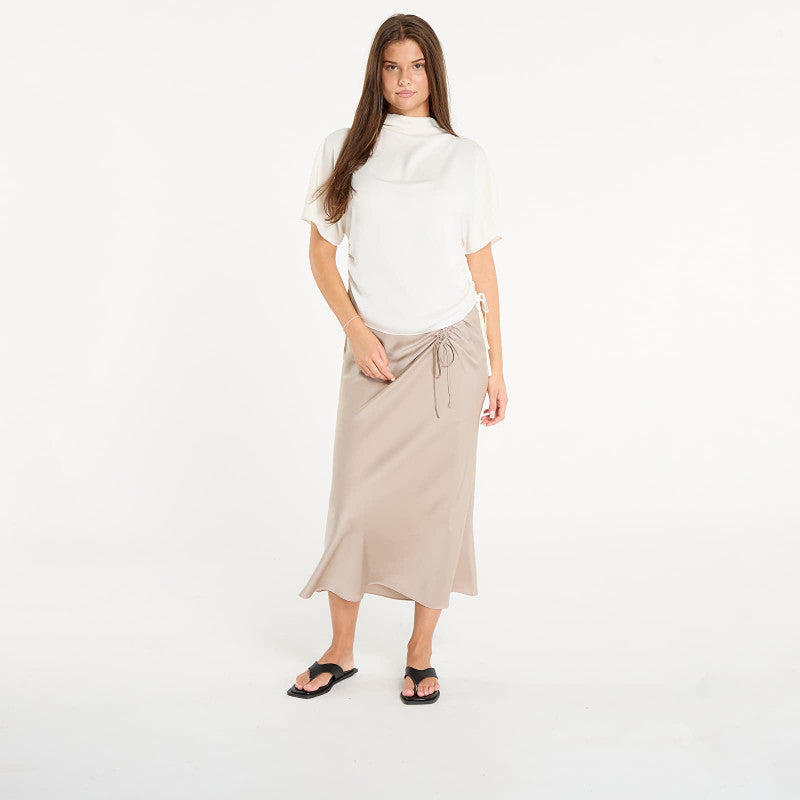 AllSaints Leslie Top Antique White