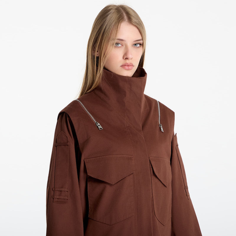 AllSaints Leighton Jacket Penny Brown