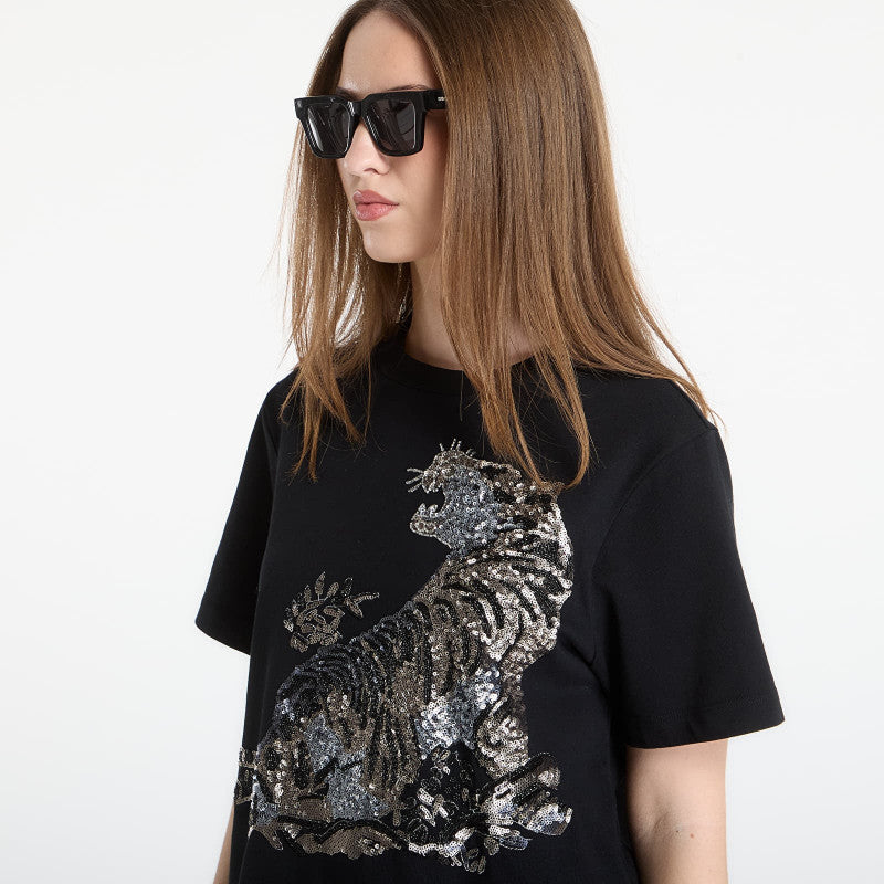 AllSaints Pounce Lisa Tee Black