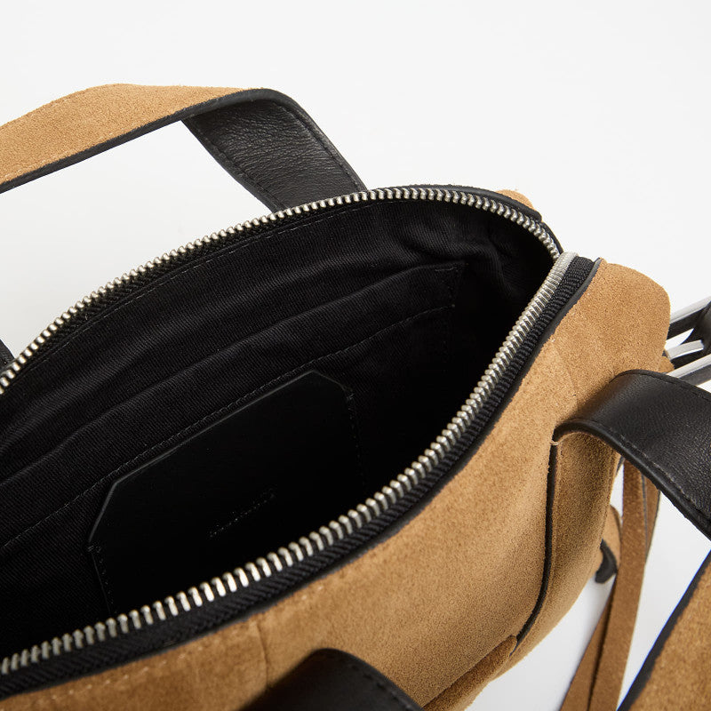 AllSaints Ares S Compact Crossbody Biscuit Brown