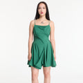 Sukienka AllSaints Claire Mini Dress Apple Green