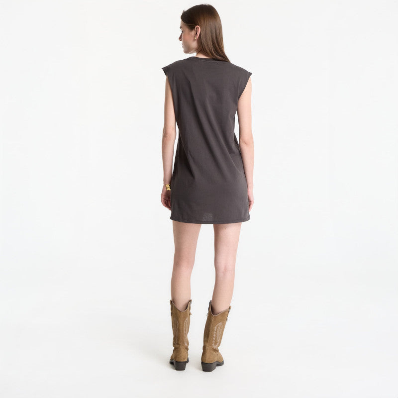 Sukienka AllSaints Wild Brooke Dress Washed Grey