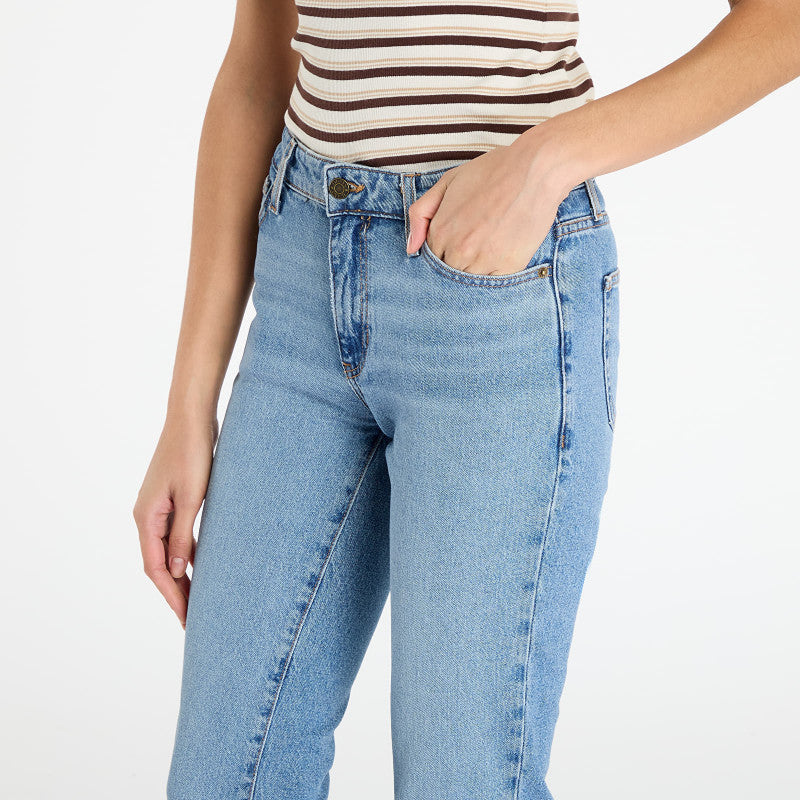 Jeansy Guess Jeans G08 Mid Rise Stra Denim Light Blue