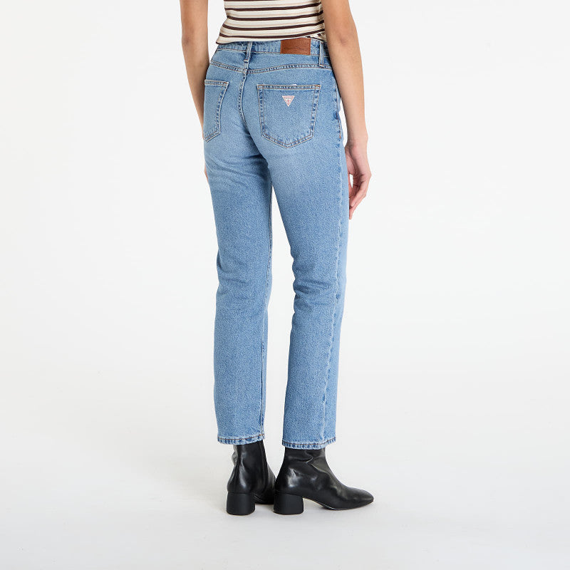 Jeansy Guess Jeans G08 Mid Rise Stra Denim Light Blue