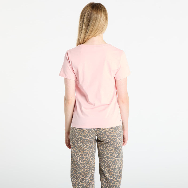 GUESS Ss Cn Krystal Triangle Tee Pink