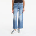 Jeansy GUESS Mid Rise Slouchy Fit Brown