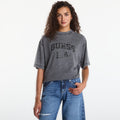 Guess Jeans Ss Cn Burnout Oversize Tee Jet Black Devore