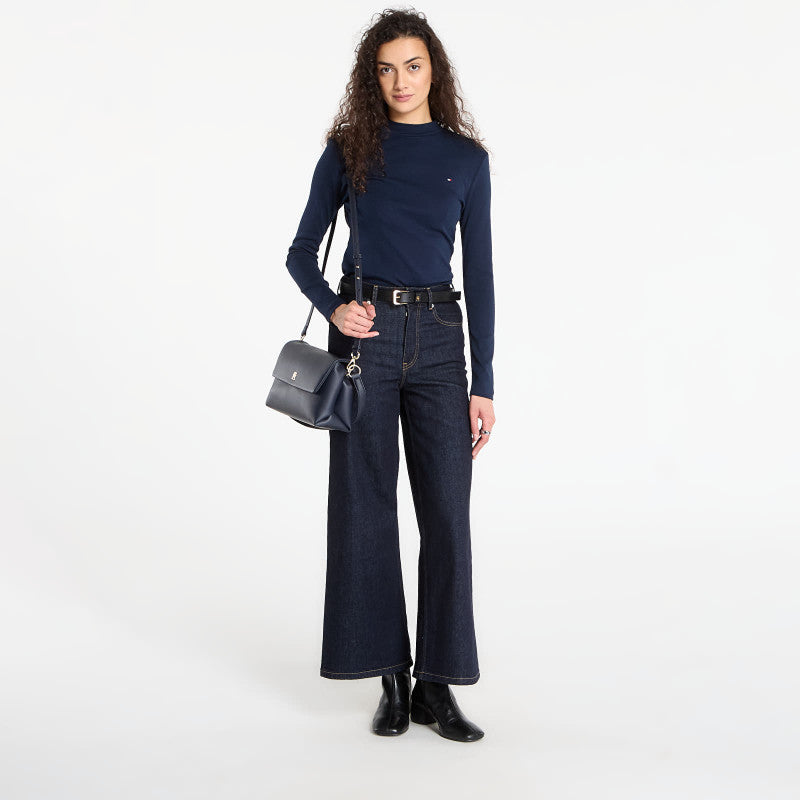 Tommy Hilfiger Slim Cody Mock-Neck Ls Dark Night Navy