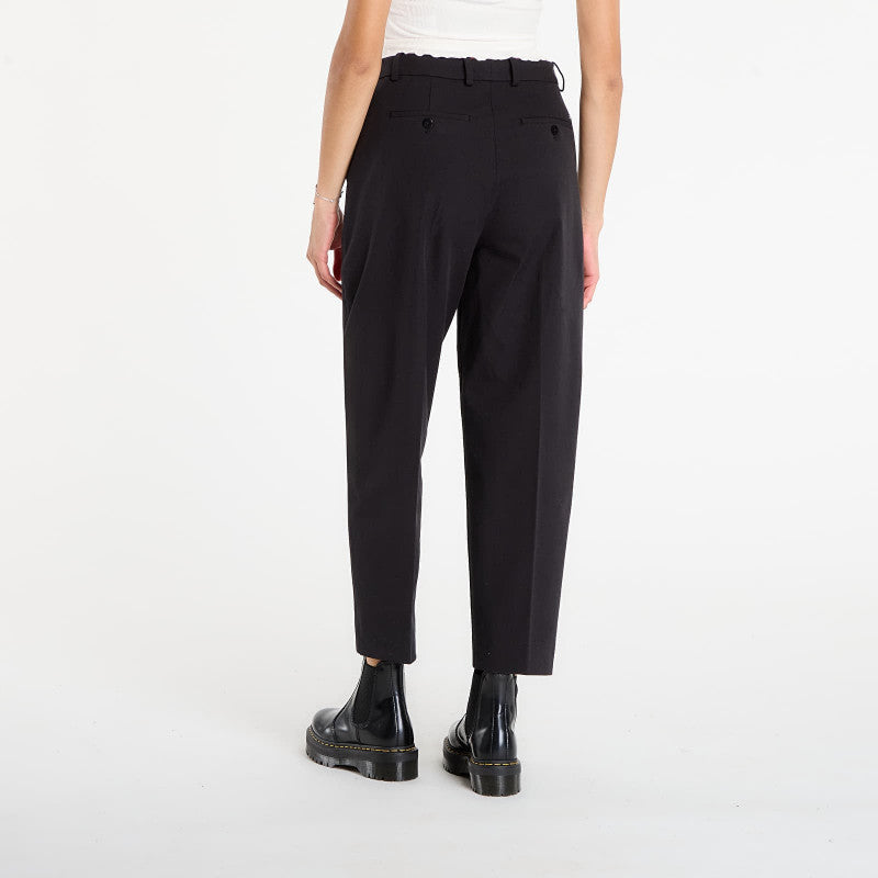 Tommy Hilfiger Barrel Leg Gabardine Trousers Black