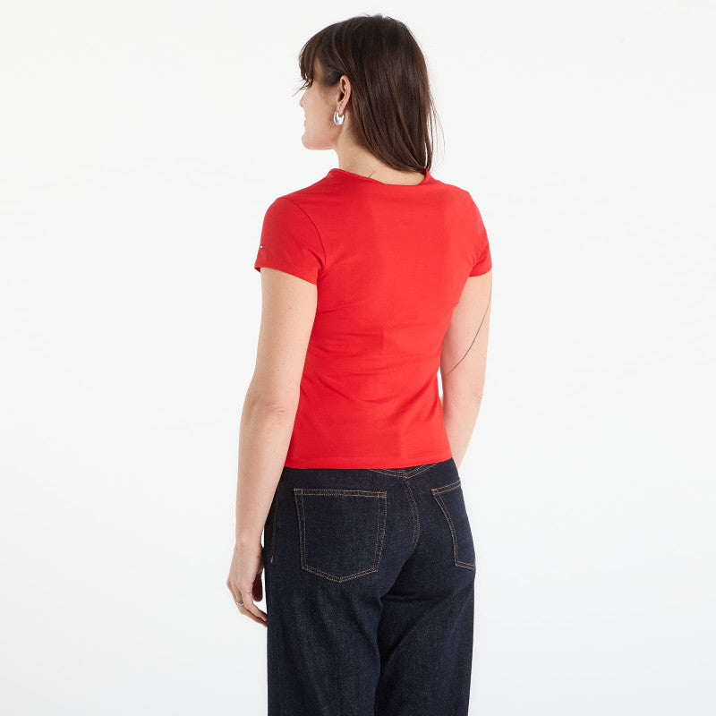 Tommy Hilfiger Script Slim Ss Tee Fireworks