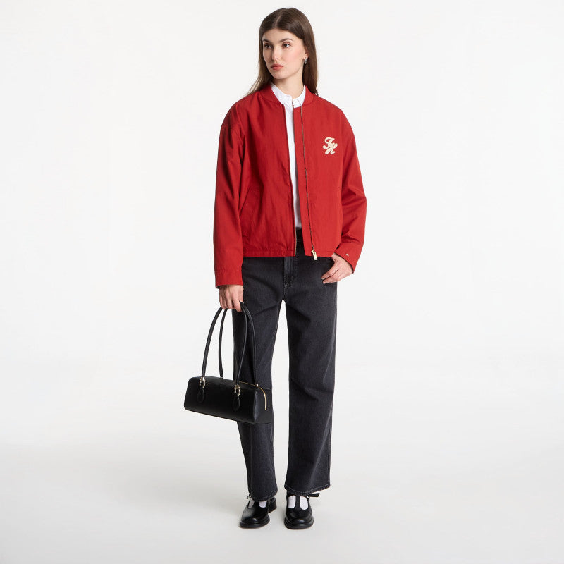 Tommy Hilfiger Cotton Bomber Dark Magma
